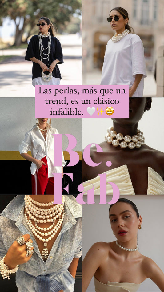 Las perlas, más que un trend, son un clásico infalible.