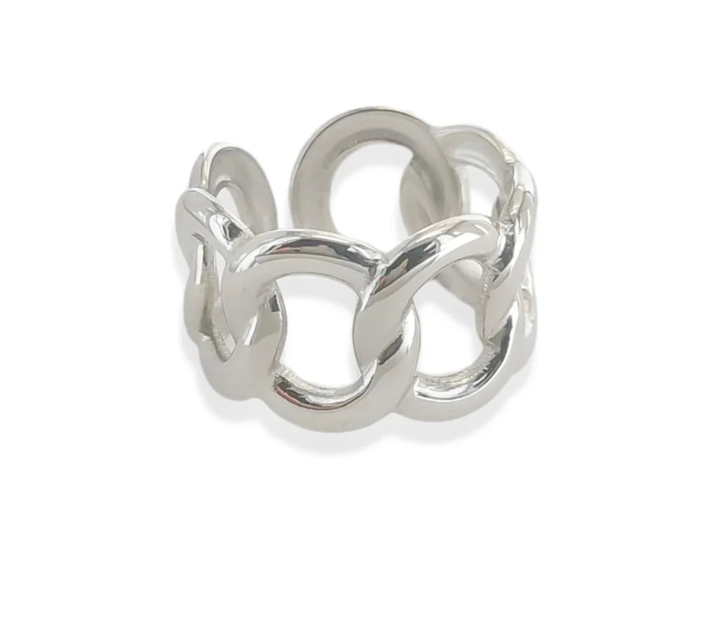 Cubana Silver Ring