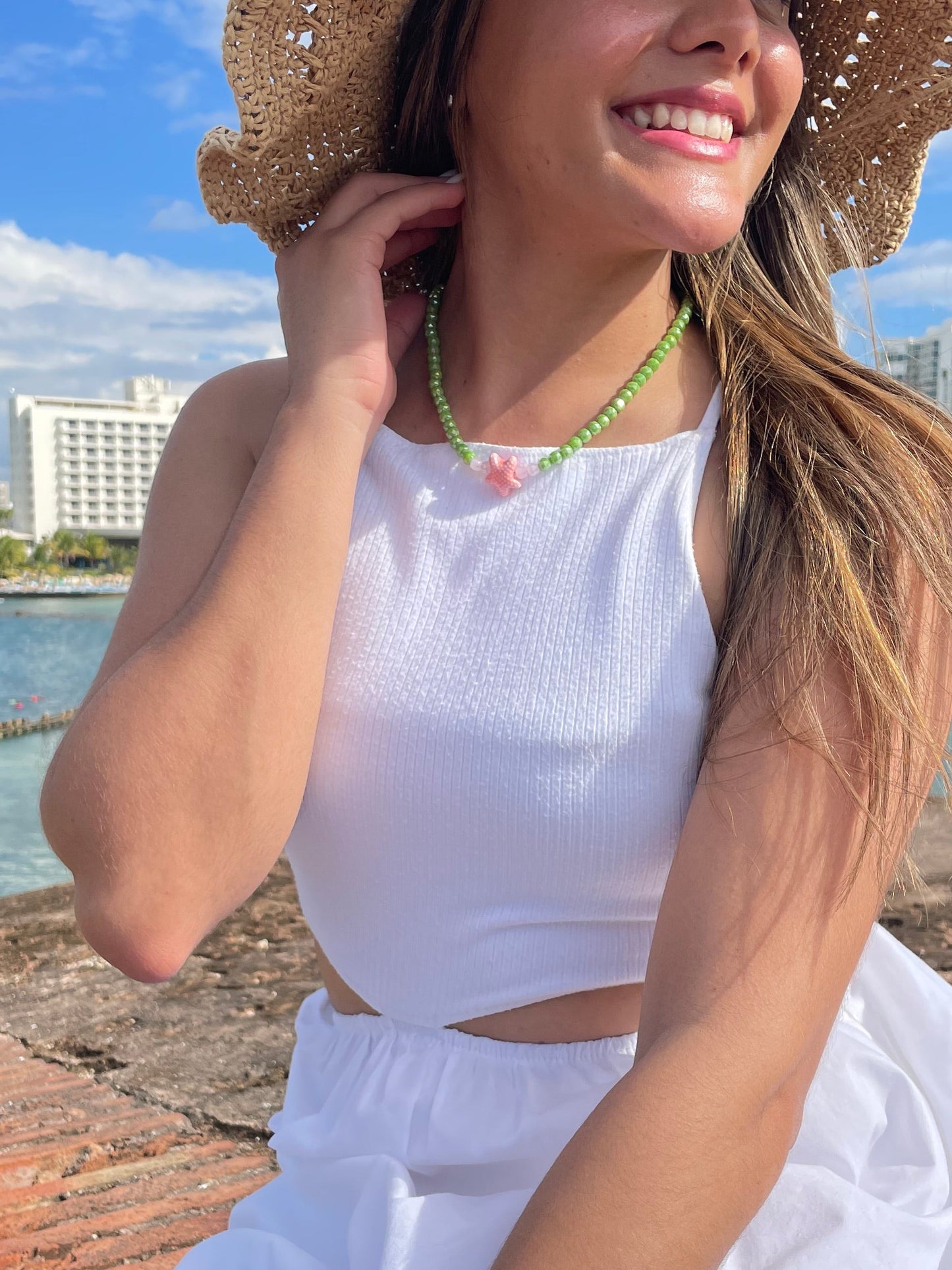 Tropical Matcha Necklace