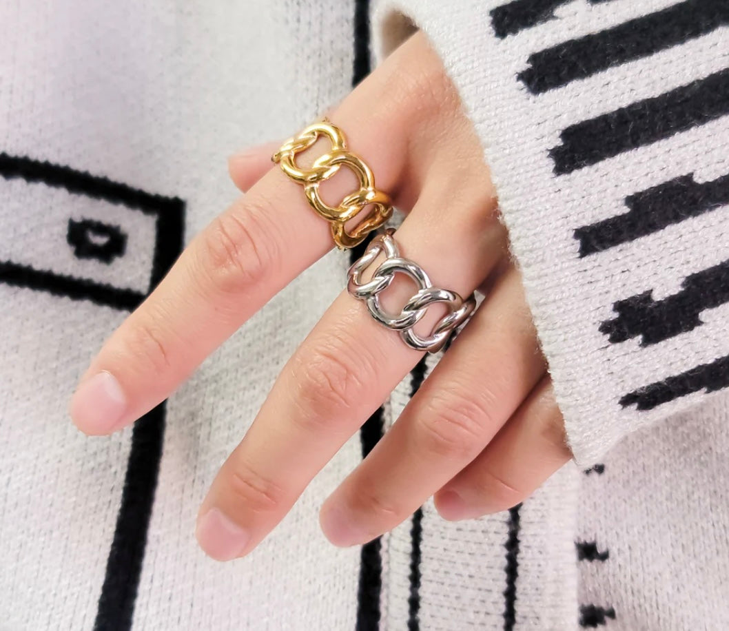 Cubana Silver Ring