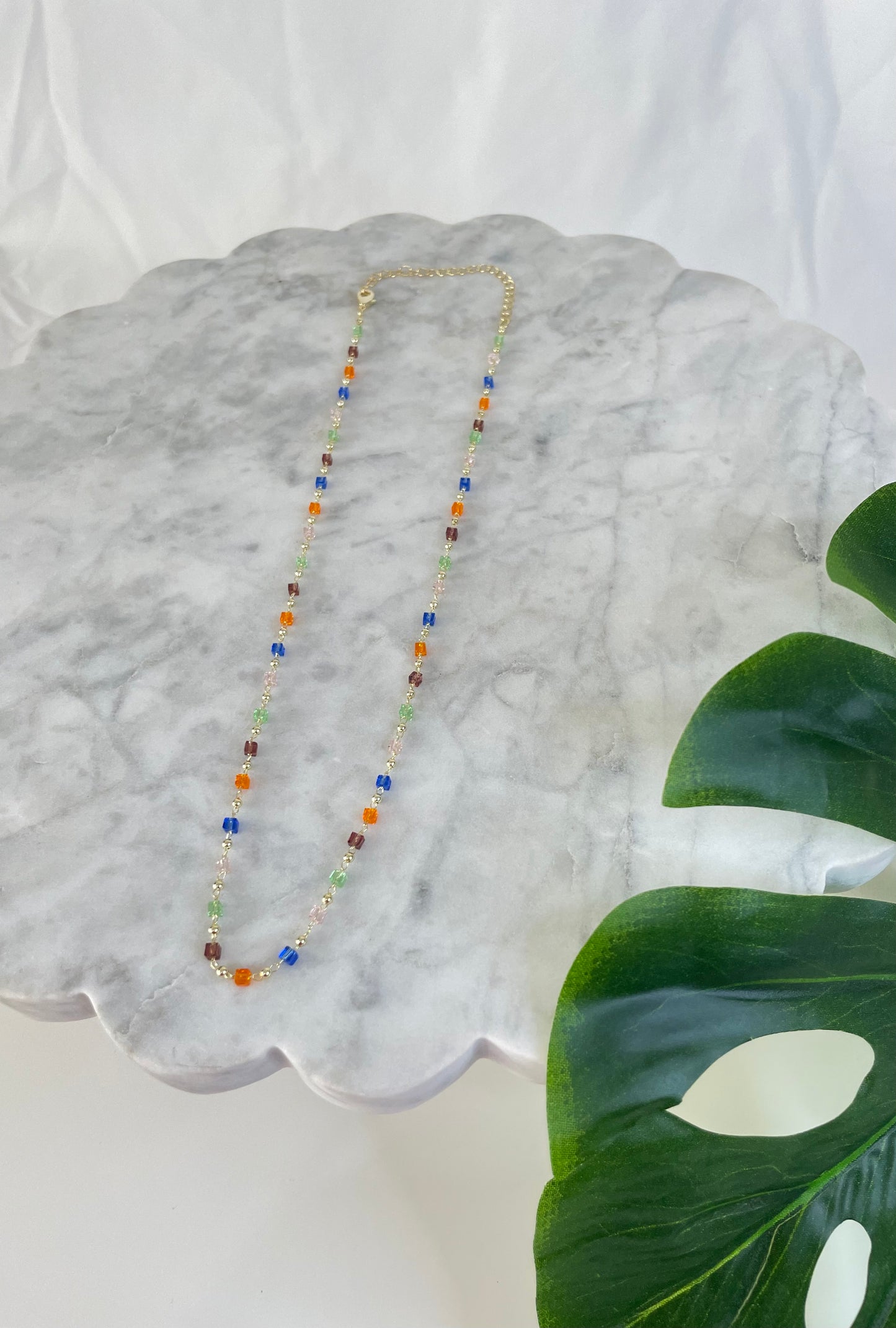 Colors love necklace
