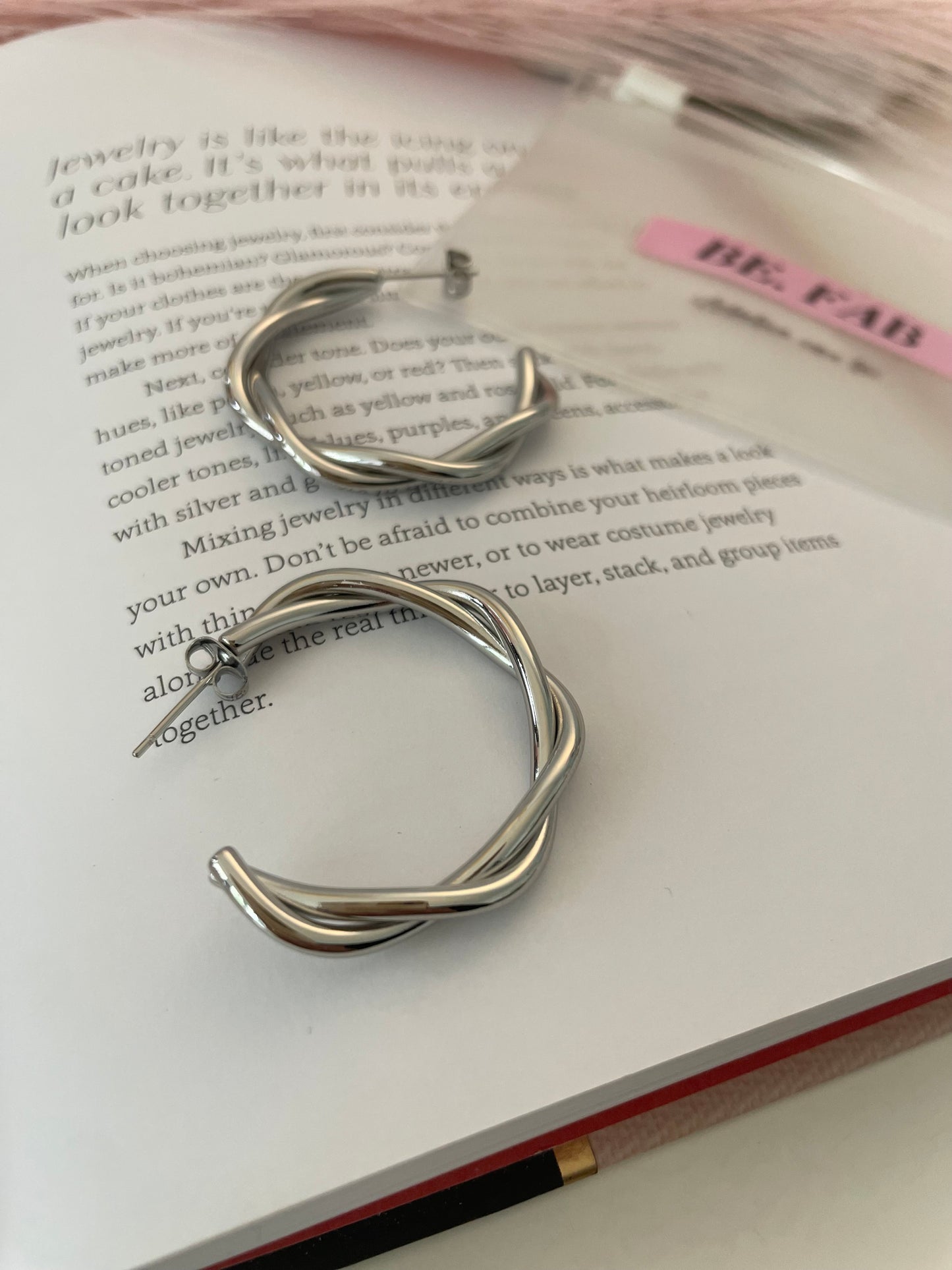 Bea Hoop Silver