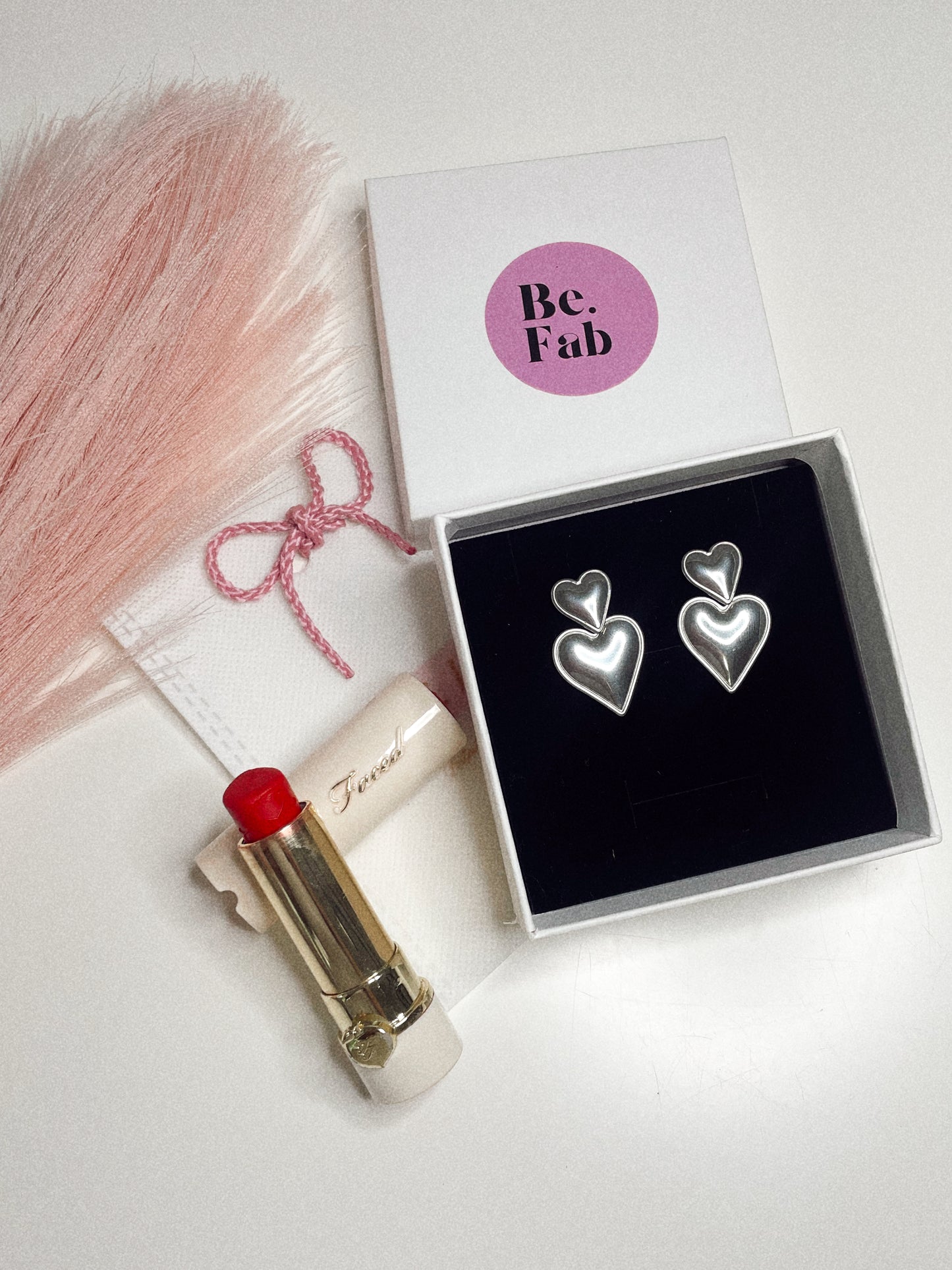 Love Me- Silver Earrings