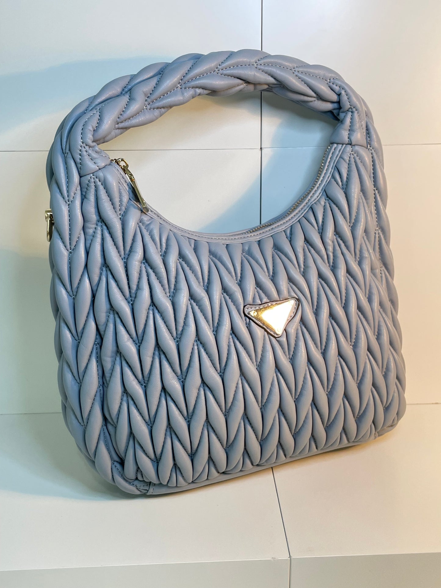 Gray Puff Bag