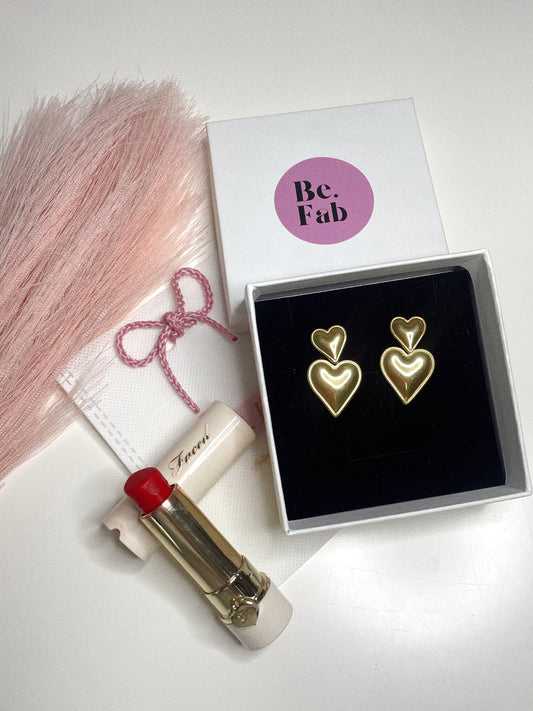 Love Me - Gold Earrings