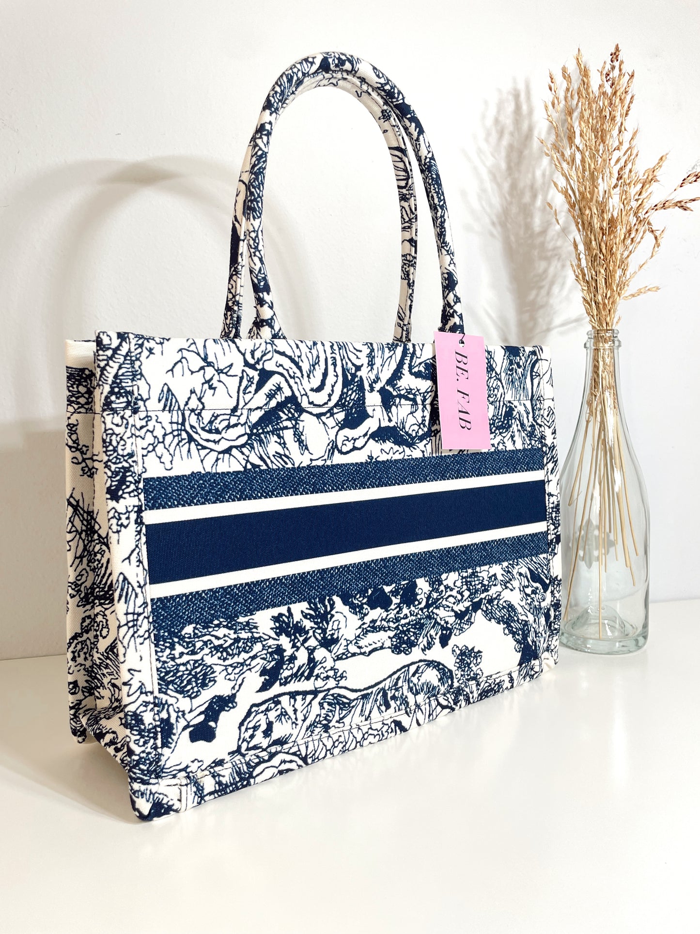 Blue Print Bag